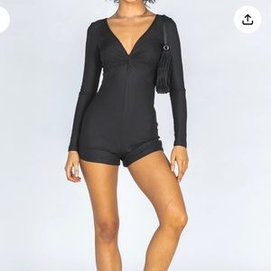 Princess Polly Black Romper